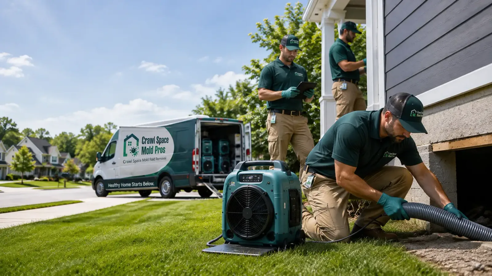 Crawl Space Mold Removal in Grafton, WI